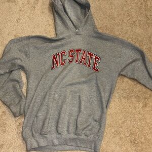 Grey NCSU Sweatshirt. Home of the Cinderella Story 2024!